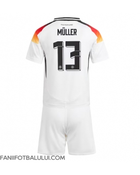 Germania Thomas Muller #13 Echipament de Fotbal Replică European 2024 Copii Acasa (+ Șorturi)